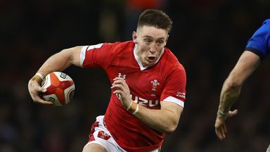 Josh Adams scored a hat-trick last week in Wales' win over Italy