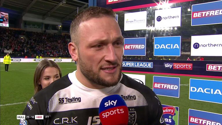 Josh Griffin produced a man-of-the-match display for Hull FC and credited their cross-city rivals for pushing them all the way