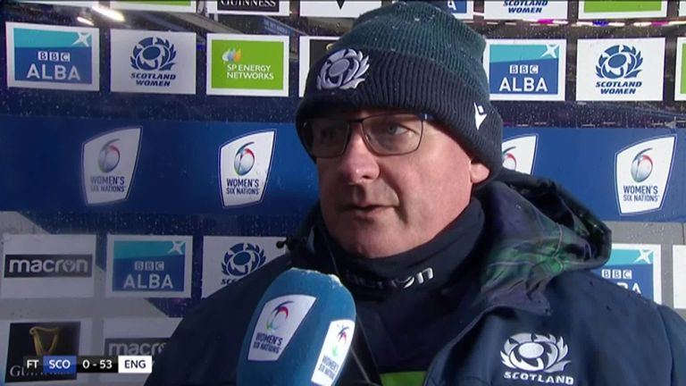 Scotland head coach Philip Doyle says there was a gulf in class between his team and England