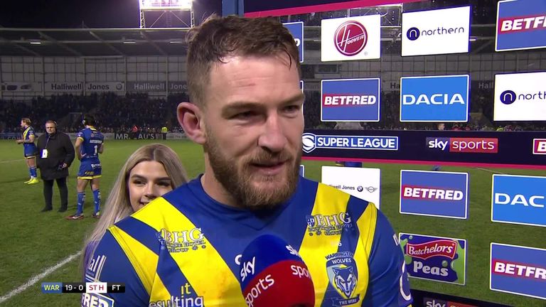 Man of the match Daryl Clark says Warrington are 'only going to get better' after their 19-0 win over St Helens.