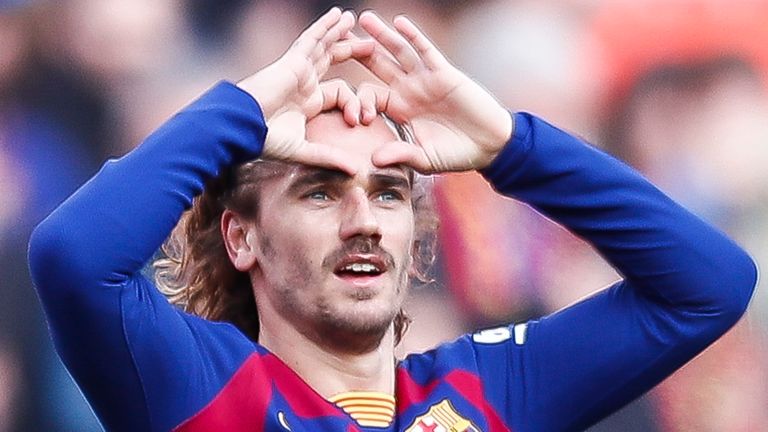 Antoine Griezmann scored the opening goal for Barcelona