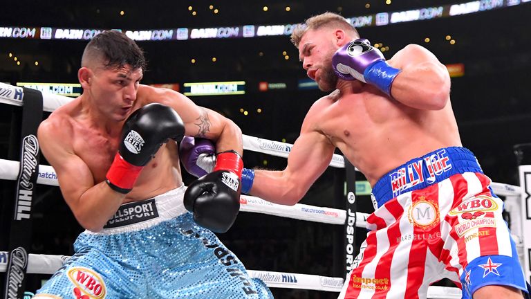 Saunders ganó su debut en Estados Unidos la última vez