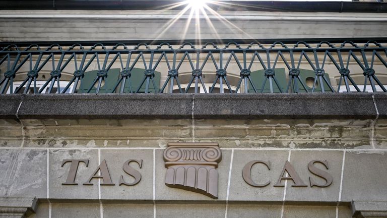 The hearing will be held at the Court of Arbitration for Sport in Lausanne, Switzerland