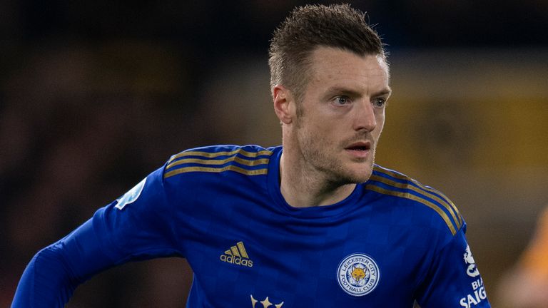 Jamie Vardy no ha marcado para Leicester City desde el 21 de diciembre