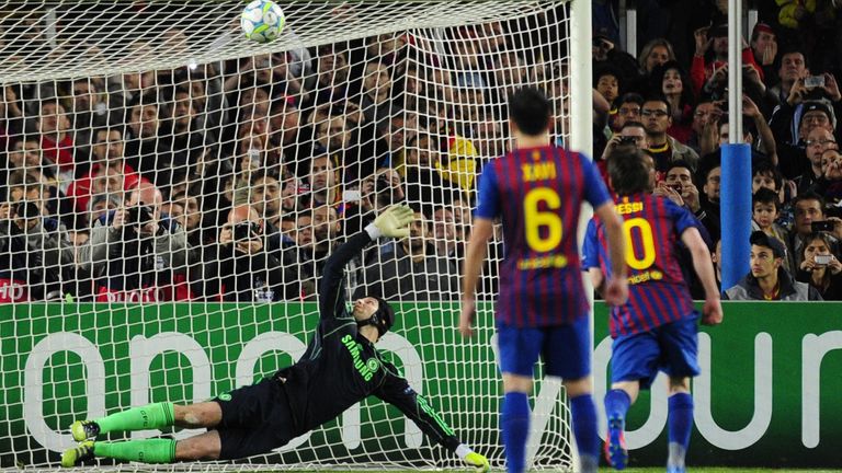 Lionel Messi falló un penal en la semifinal de la Champions League 2012