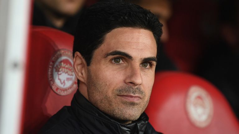 El jefe del Arsenal, Mikel Arteta, se siente bien, según su esposa.