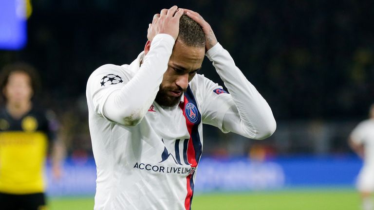 Neymar was playing his first game in more than two weeks