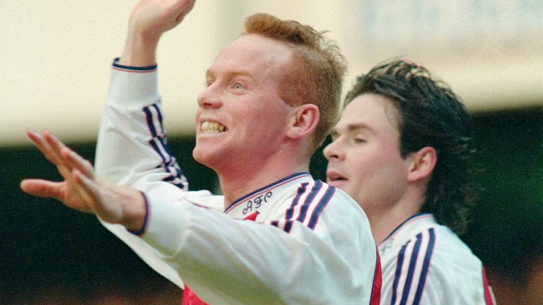 Perry Groves made 155 league appearances for Arsenal between 1986 and 1992