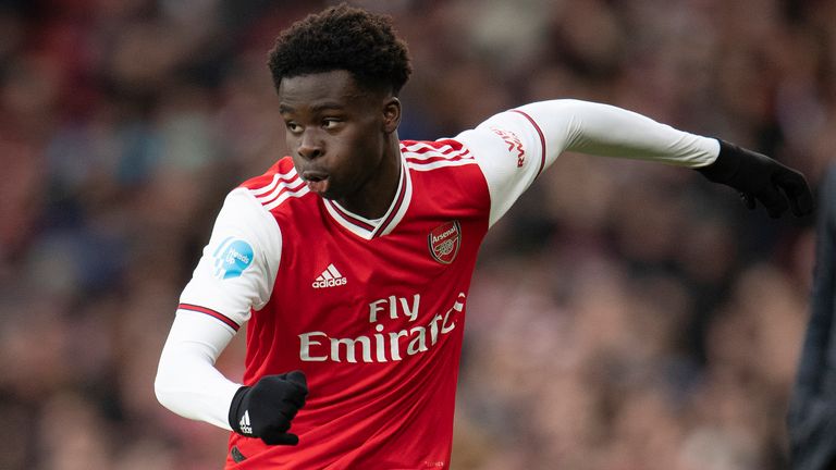 Bukayo Saka continúa impresionando por el Arsenal