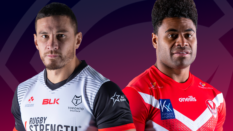 Los recién llegados Toronto se enfrentan a los campeones St Helens en el partido en vivo de la Super League del sábado