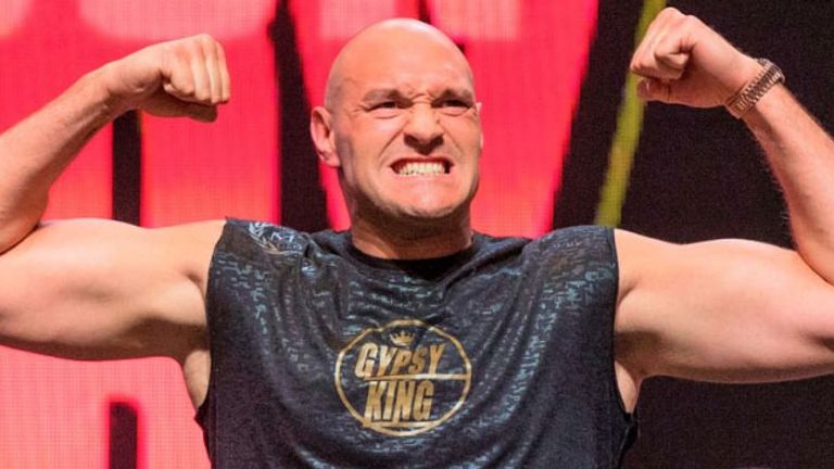 Fury is still maintaining a regular fitness regime