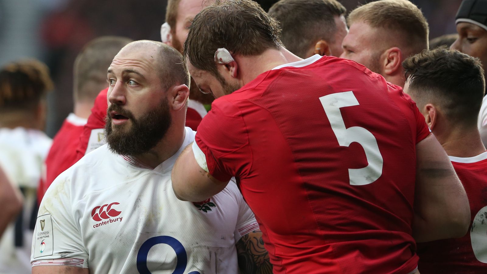 England S Joe Marler Cited After Skirmish With Wales Alun Wyn Jones Rugby Union News Sky Sports
