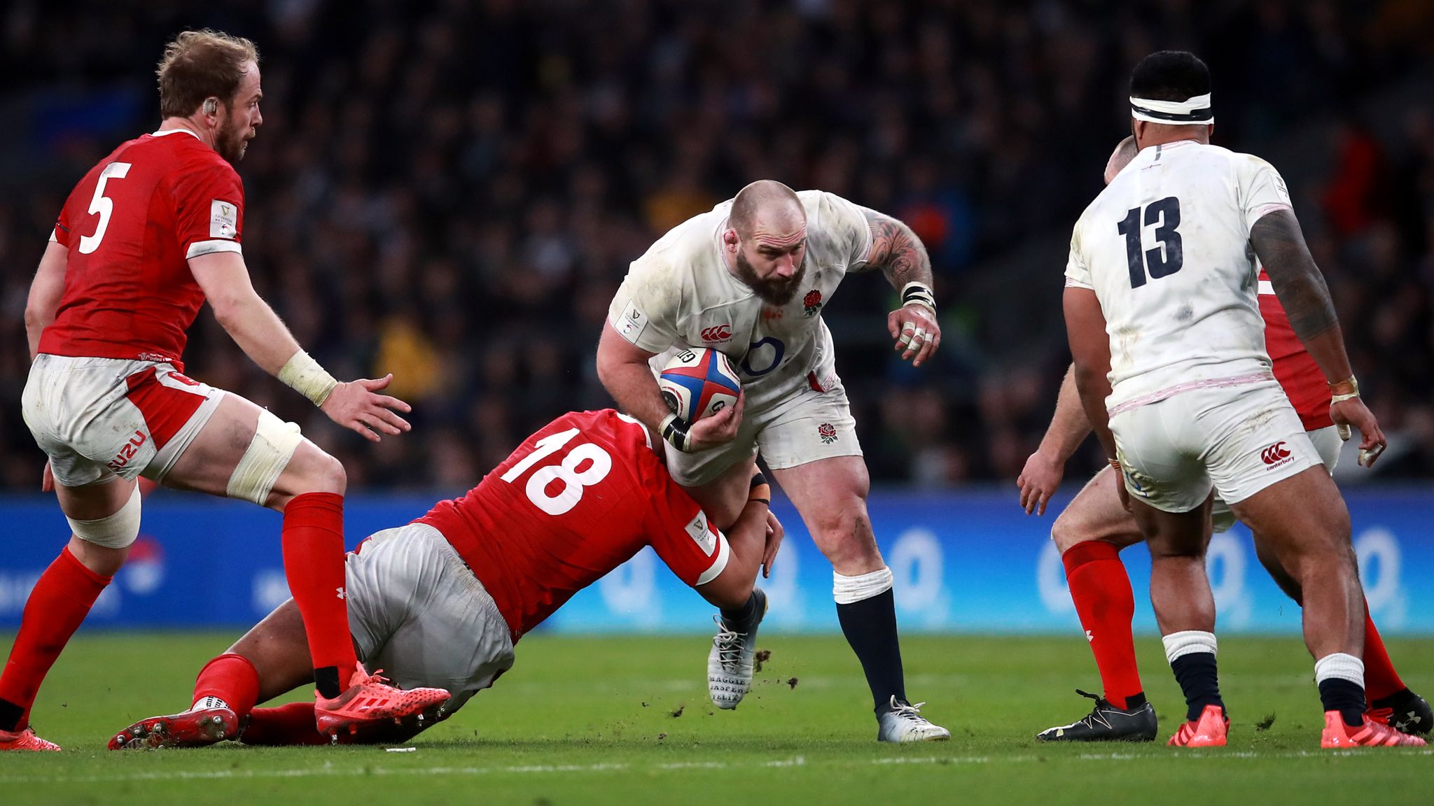 Wales Alun Wyn Jones Calls For Action Over Joe Marler Incident Rugby Union News Sky Sports