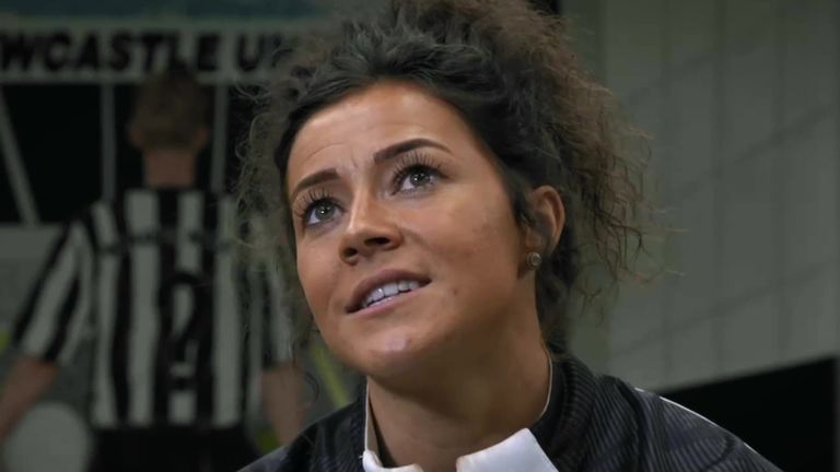 Newcastle United academy coach Natalie Henderson wants more women to be 'brave' and apply for roles in the men's game