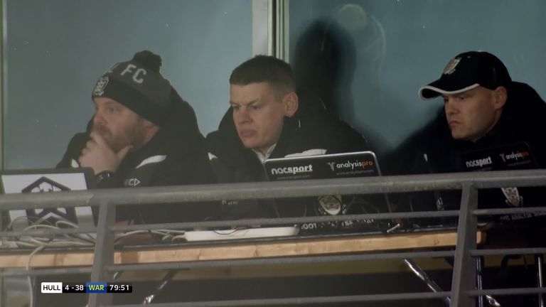 Hull FC narrowly avoided being nilled at home against Warrington in a Super League mauling 