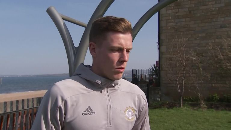 Scottish players David Gold and Ross Gray turn to YouTube to help coach kids during the conoravirus pandemic