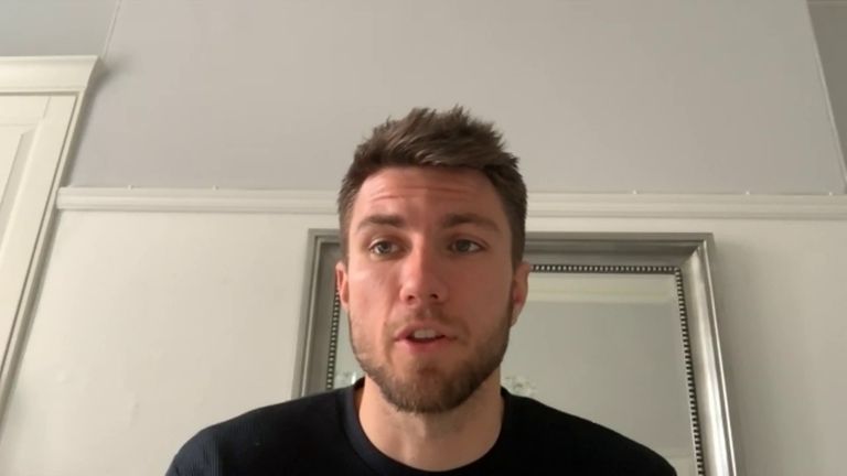 Andrew Pozzi talks about how strict social distancing measures became in Italy before he returned tothe UK