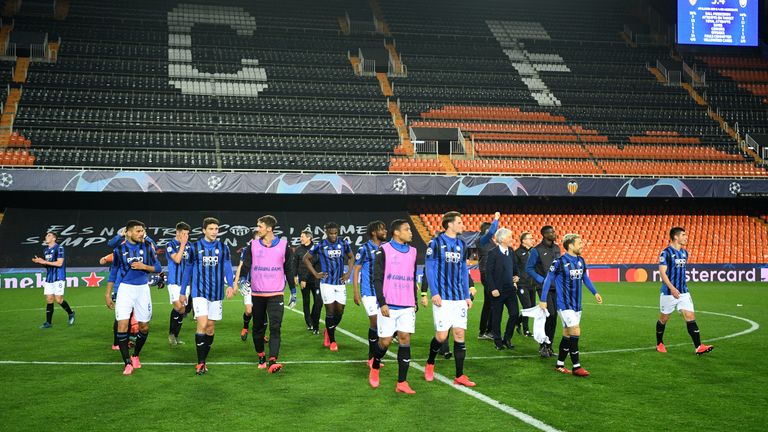 Several games were played behind closed doors before football was halted due to coronavirus