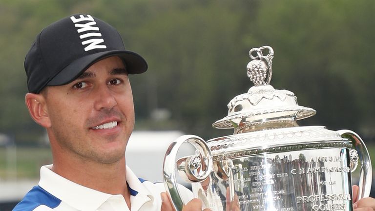 Koepka became a back-to-back winner of the PGA Championship with a two-shot win at Bethpage Black last year