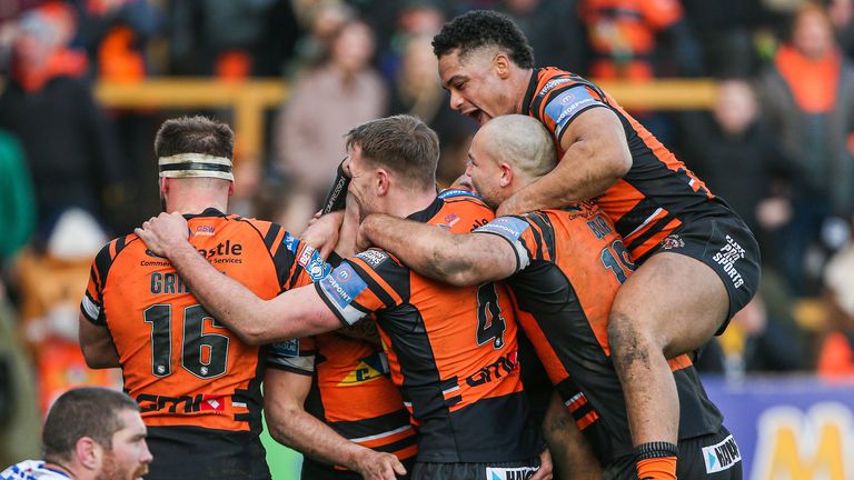 Castleford scored five tries on the day 