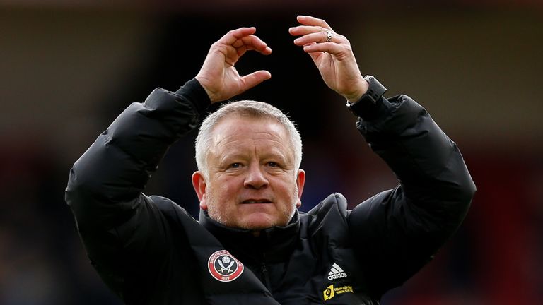 United manager Chris Wilder agreed to a partial pay and bonus deferral on Monday