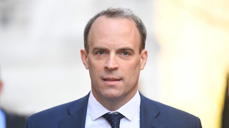 Foreign Secretary Dominic Raab has made a deliberate public statement saying how good it would be to have sport back