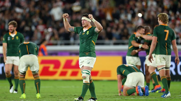 Louw was part of the South Africa team that defeated England in last year's Rugby World Cup final
