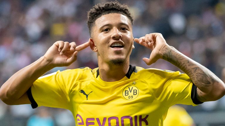 El extremo del Borussia Dortmund e Inglaterra Jadon Sancho es un jugador que atrae el interés de varios clubes antes del verano.