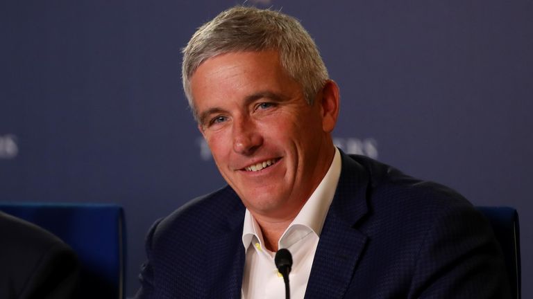 El comisionado del PGA Tour, Jay Monahan, esperaba completar el evento a puerta cerrada