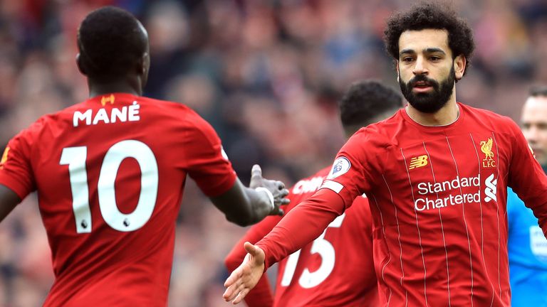 Liverpool estaba a 25 puntos de Man City en la parte superior de la tabla cuando se suspendió la temporada