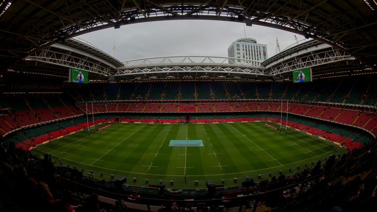 El estadio del Principado de Cardiff ya se ha convertido en un hospital temporal