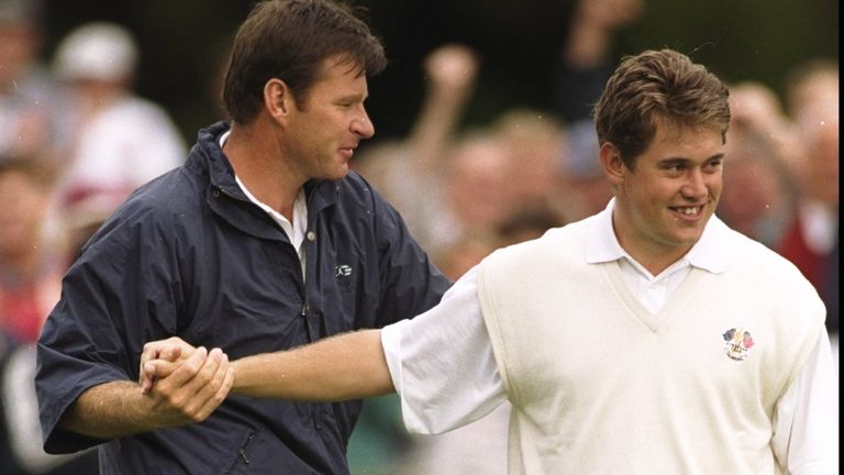 Sir Nick Faldo and Lee Westwood have made 21 Ryder Cup appearances between them