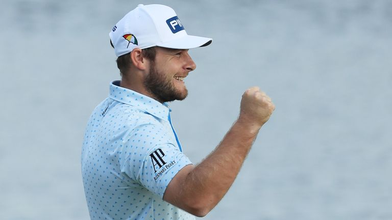 Tyrrell Hatton mantuvo a raya a sus rivales con una actuación de lucha en Bay Hill