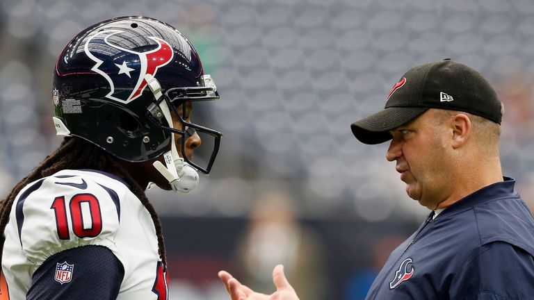 Según los informes, la relación de DeAndre Hopkins y Bill O'Brien se había deteriorado