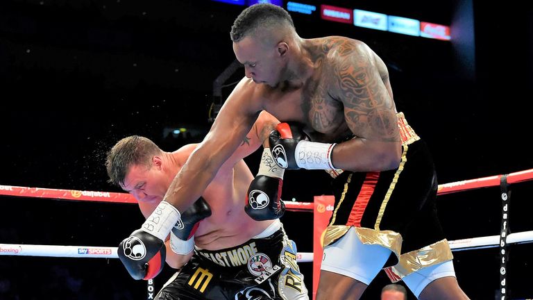 Whyte worsened his shoulder injury in a victory over Brian Minto