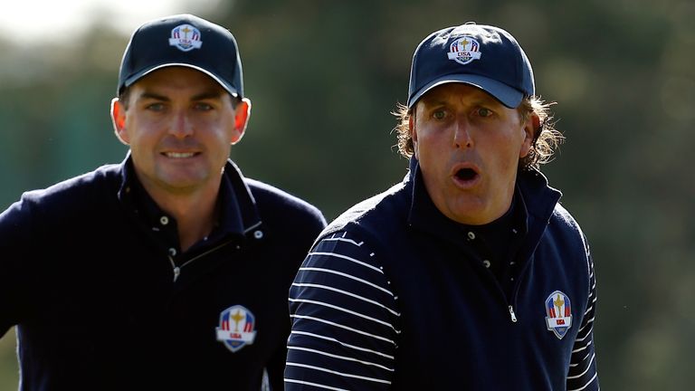 Keegan Bradley y Phil Mickelson demostraron ser una pareja inspirada durante los primeros dos días.