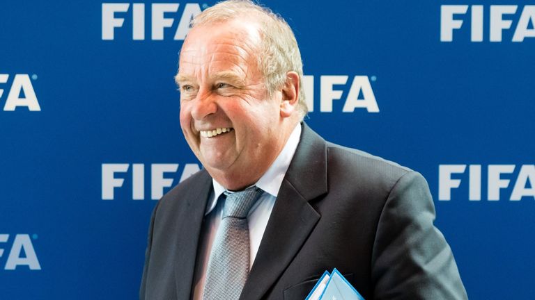 D'Hooghe is recommending yellow cards for players seen to spit...if games resume during the pandemic