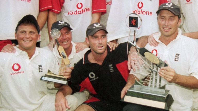 Gough was named player of the series as England won in Sri Lanka in 2000-01