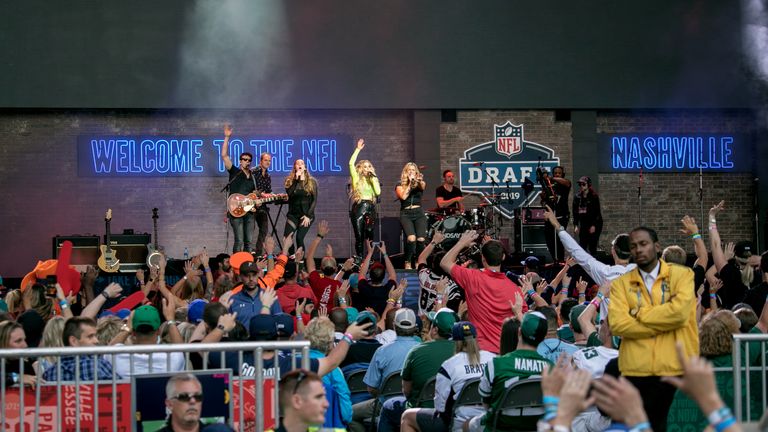 El Draft de la NFL del año pasado en Nashville destacó la herencia de música country de la ciudad