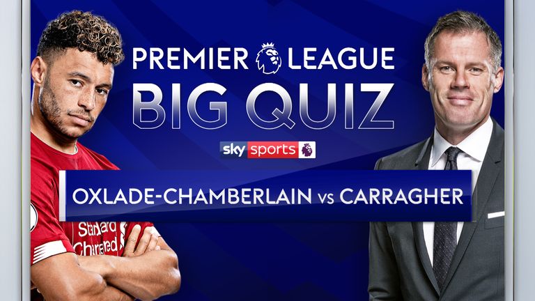 Jamie Carragher takes on Alex Oxlade-Chamberlain in the Premier League Big Quiz on The Football Show