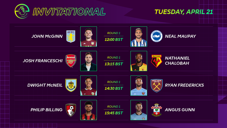 ePL Invitational draw