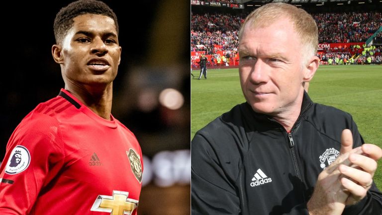 Marcus Rashford y Paul Scholes son productos de la academia del club.