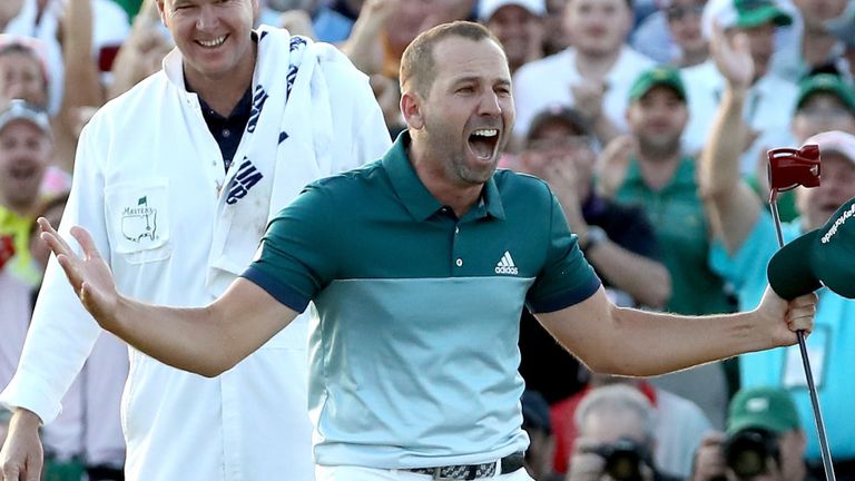 Garcia won his first major at Augusta in 2017 