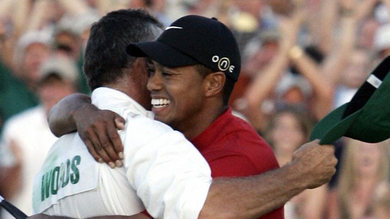   Woods ganó el Masters por cuarta vez en 2005