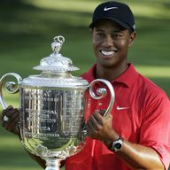 Tiger Woods won the PGA Championship in 1999, 2000, 2006 and 2007