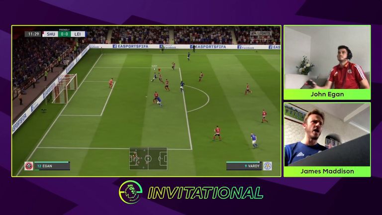 James Maddison eased past John Egan in the final of the ePL Invitational 