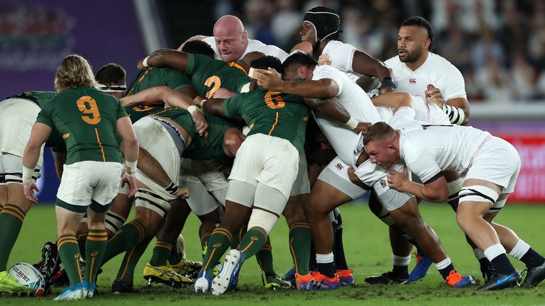 South Africa's dominant scrum led them to victory against England in the 2019 World Cup final