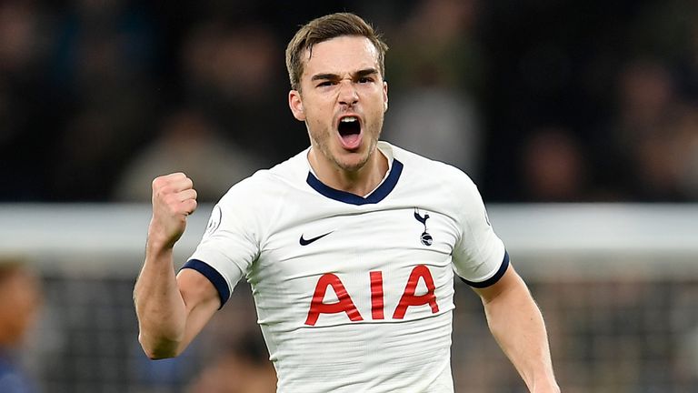 Harry Winks is enjoying playing at the Tottenham Hotspur Stadium