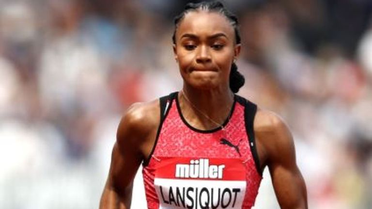Lansiquot on her difficulties in adapting to a delayed Olympics with her studies helping to focus her energies