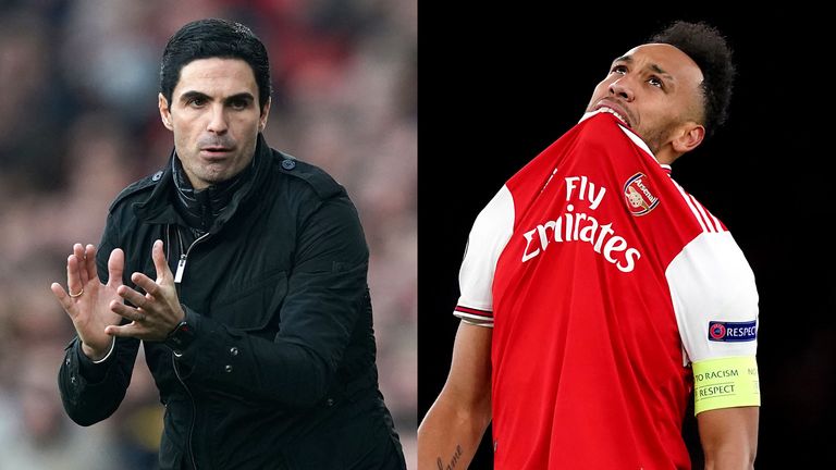 Aubameyang could leave Arsenal on a free transfer when his contract expires in the summer of 2021